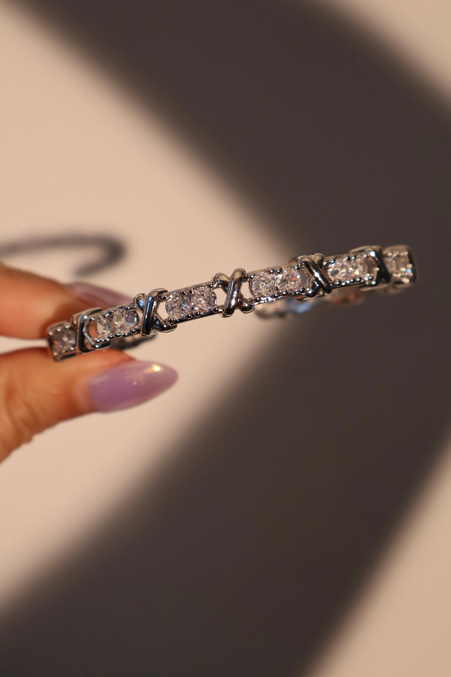 Diamond Cross Bracelet