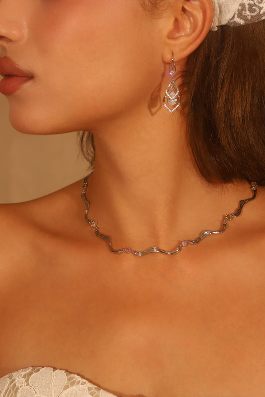 Diamond Droplet Earrings