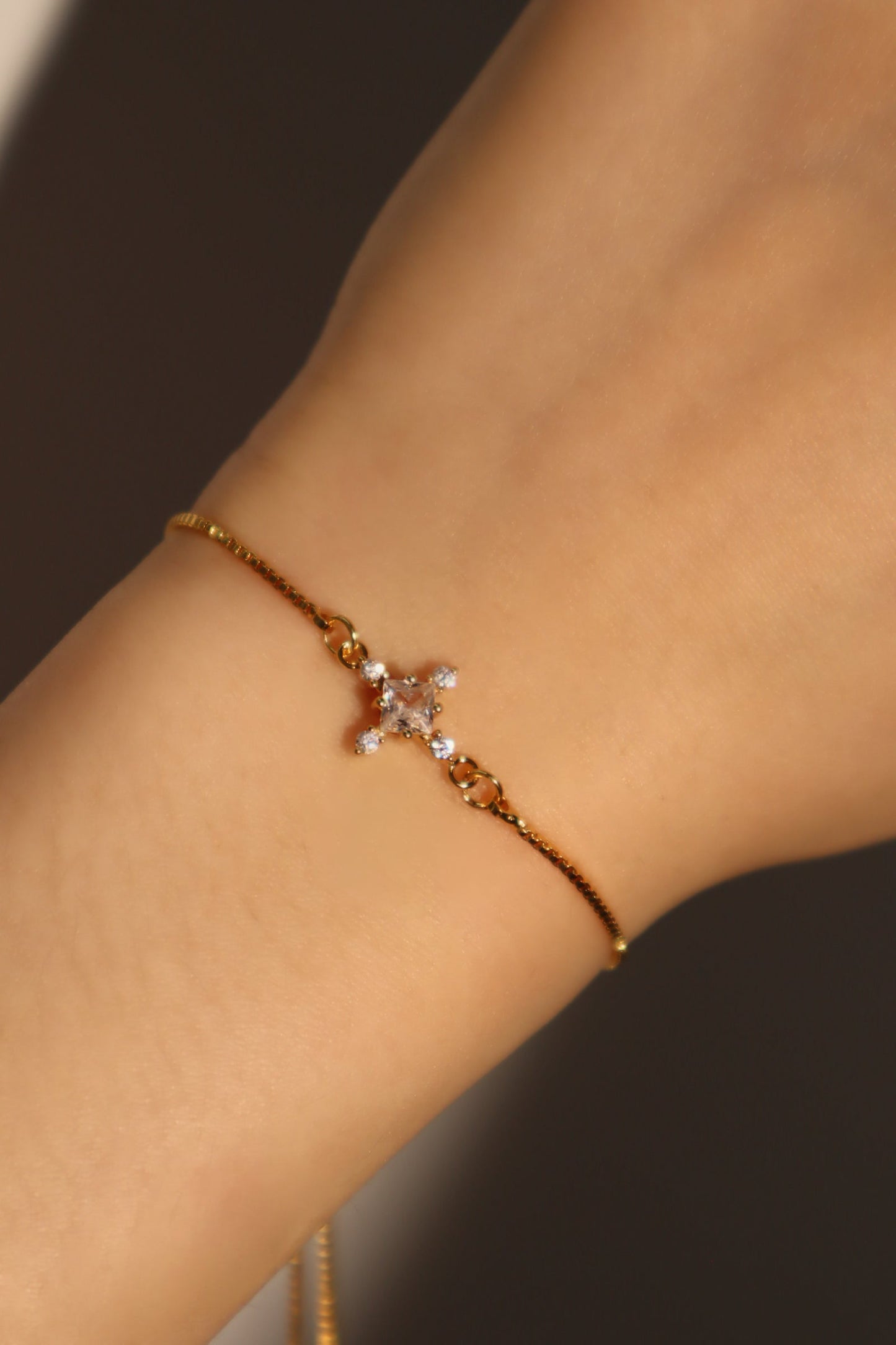 Diamond Cross Bracelet Bundle