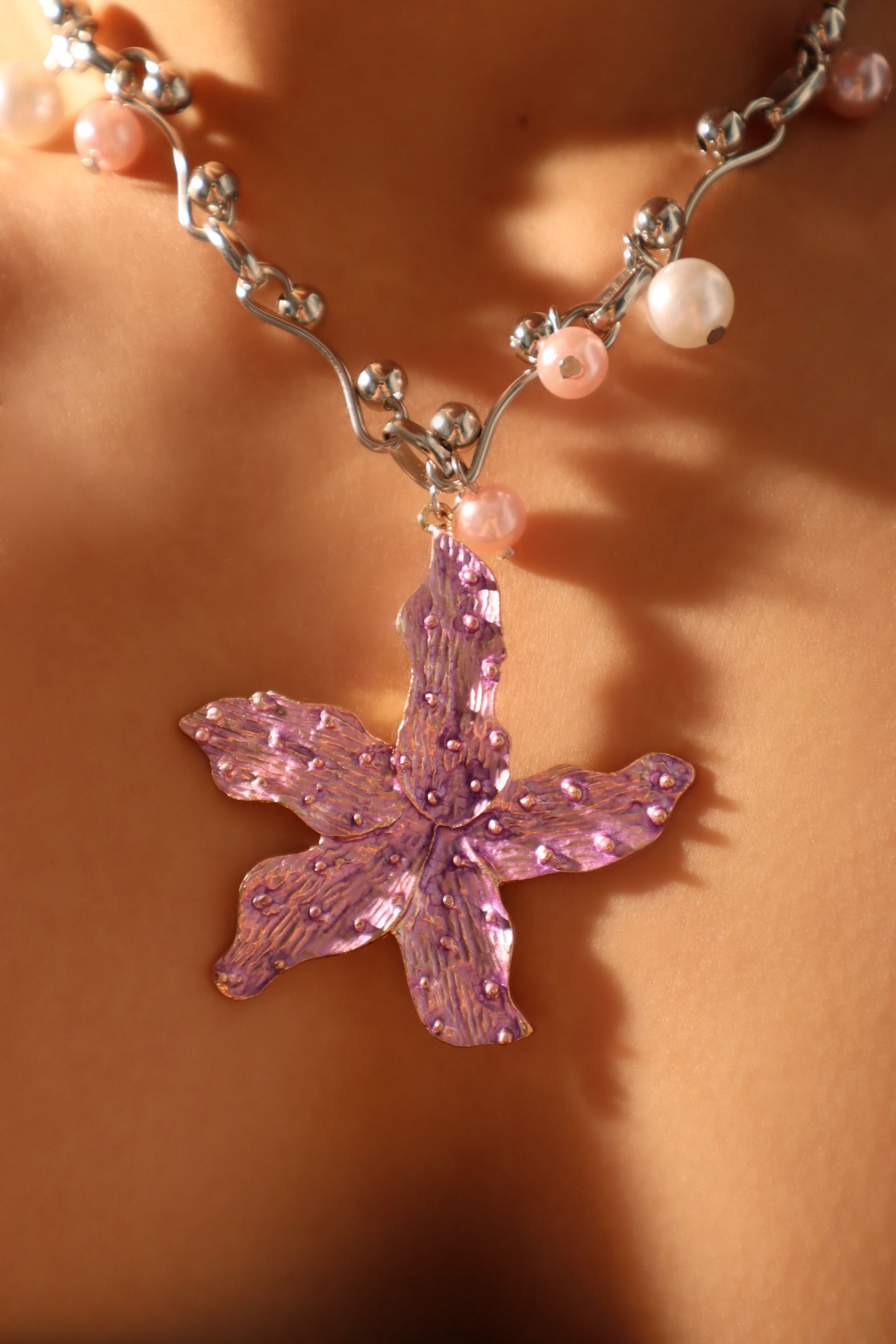 Starfish Pearl Necklace