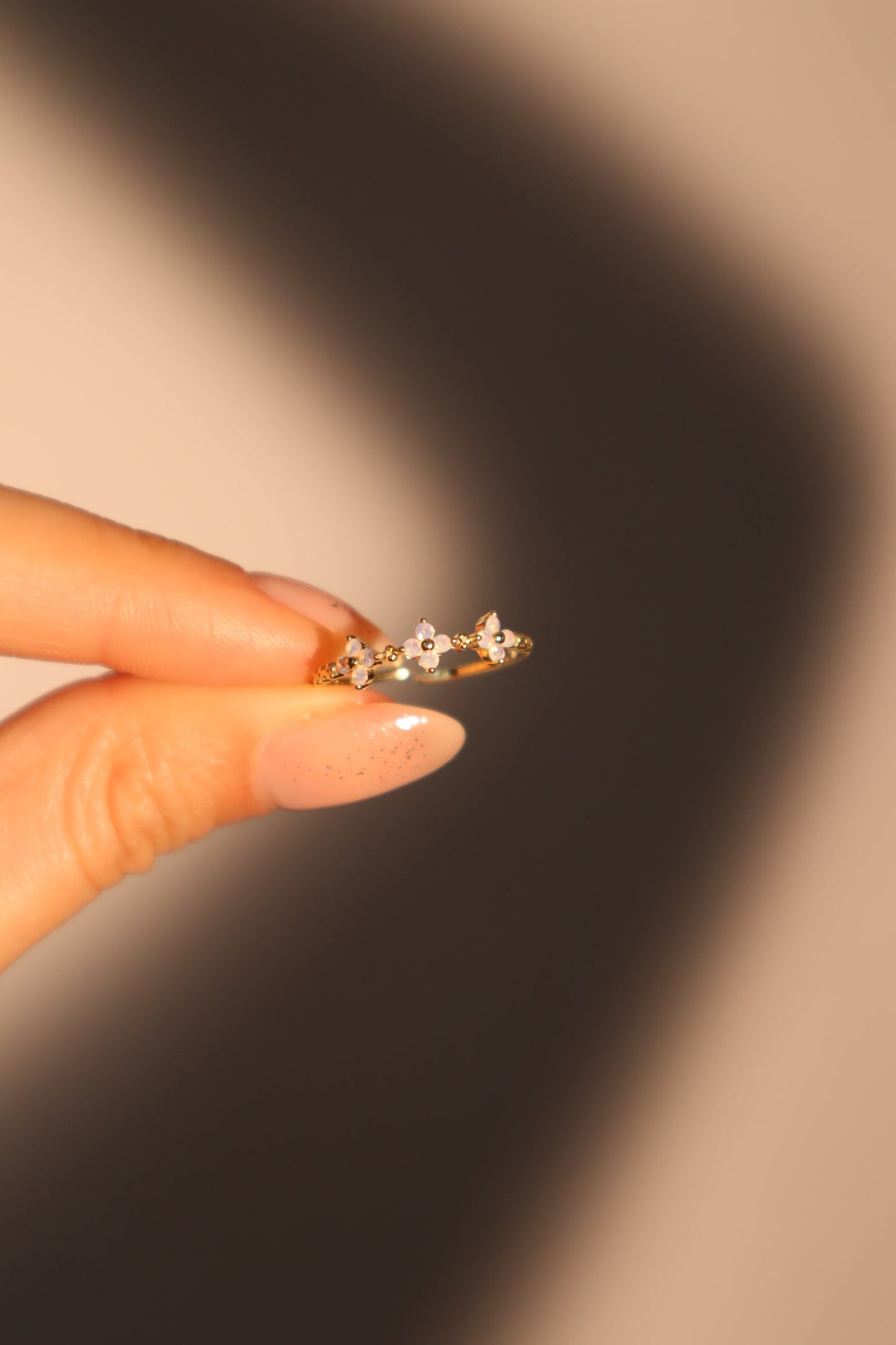 18K Gold Vermeil 3 in 1 Lucky Leaf Ring