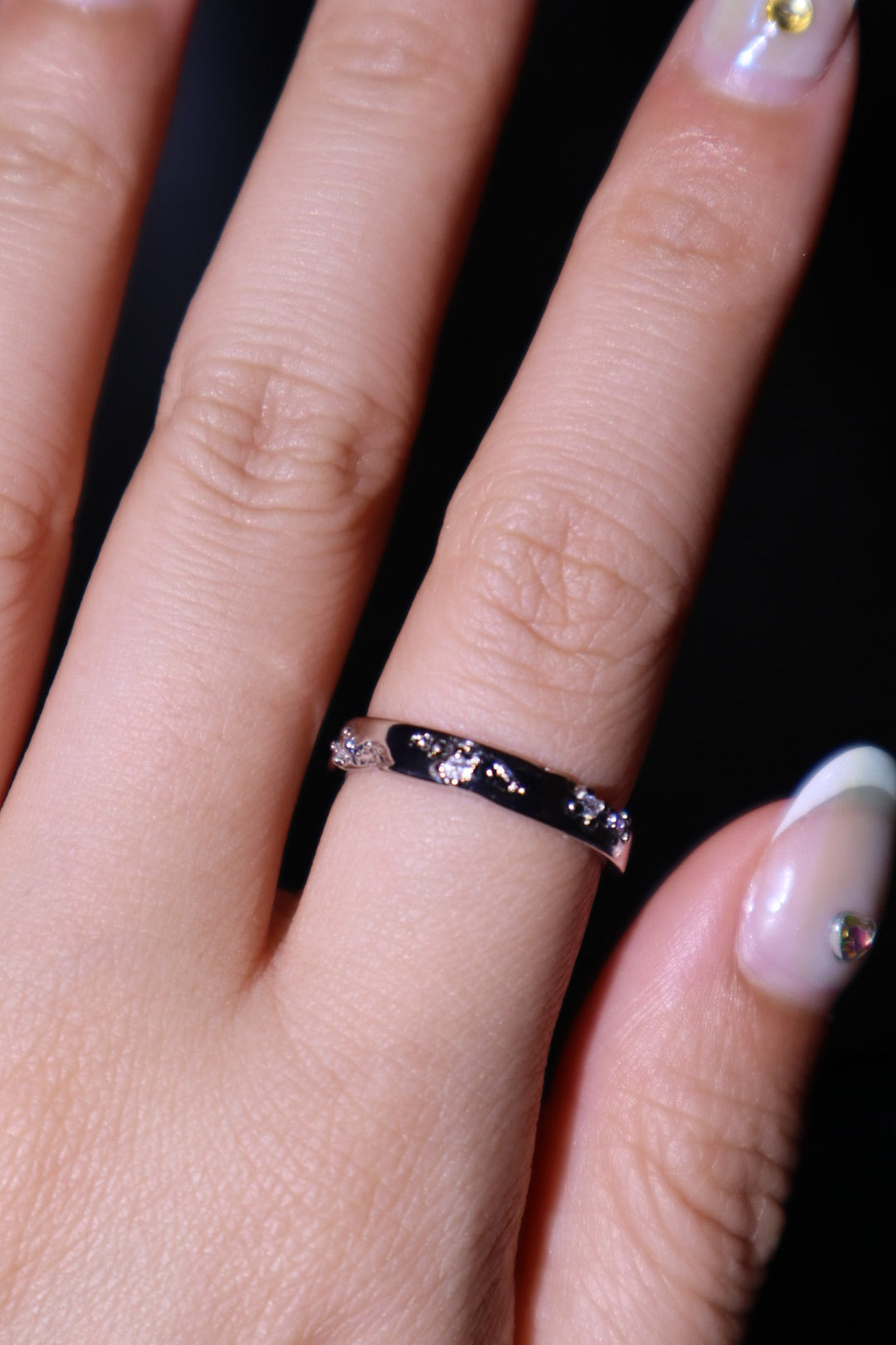 Diamonds Layering Ring