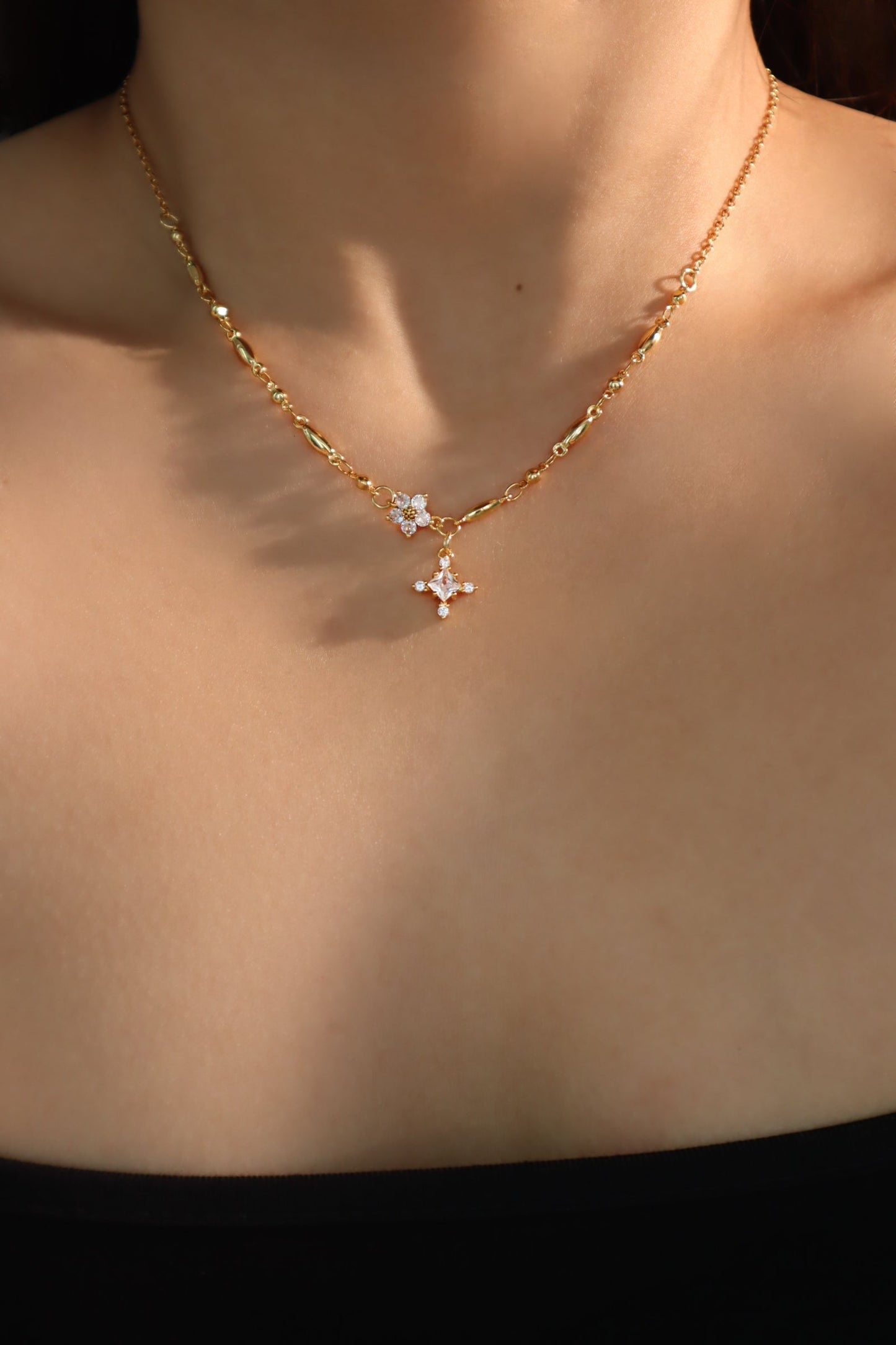 Luxe Diamond Necklace Trio Bundle