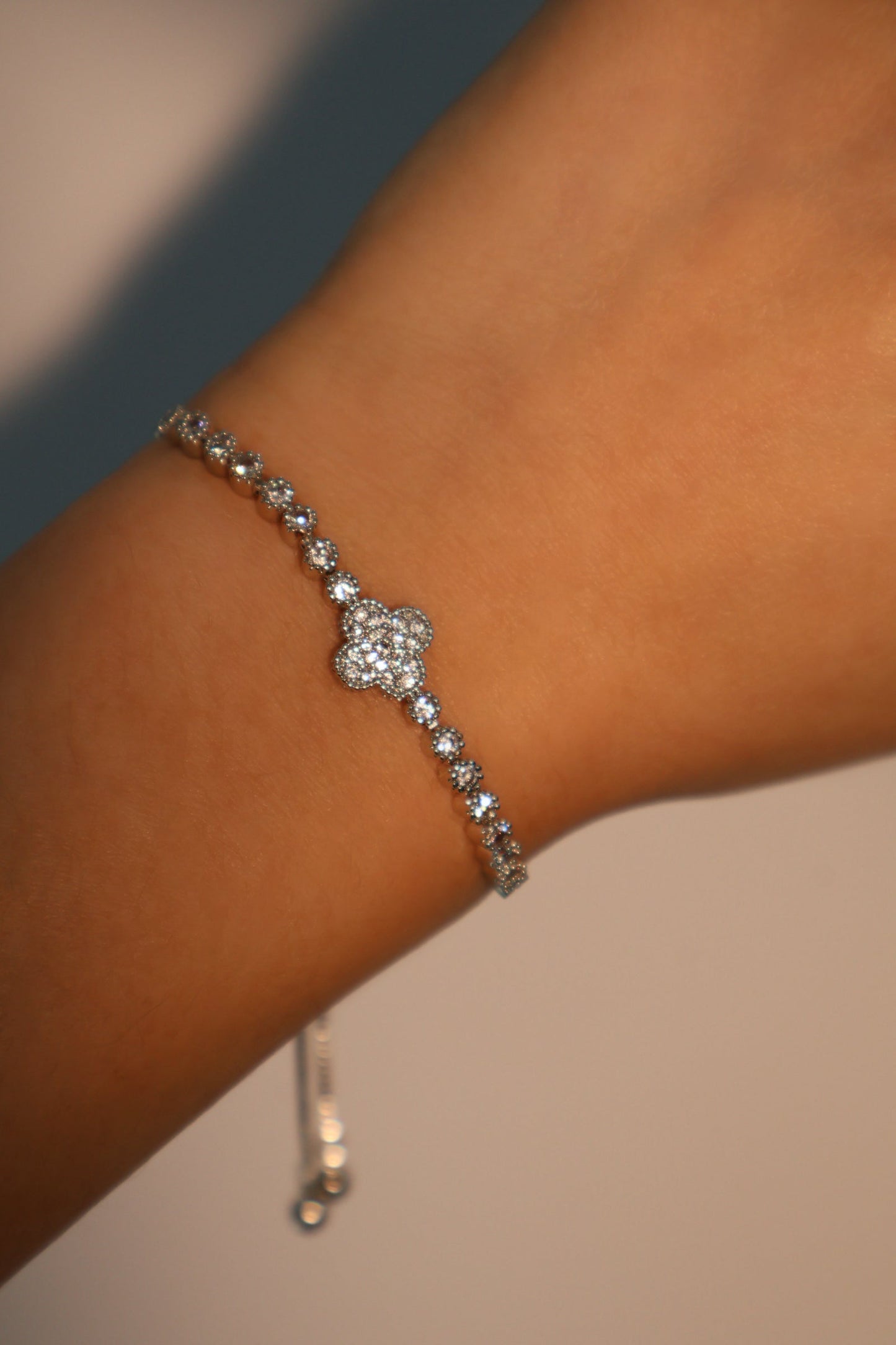 Diamond Lucky Leaf Bracelet