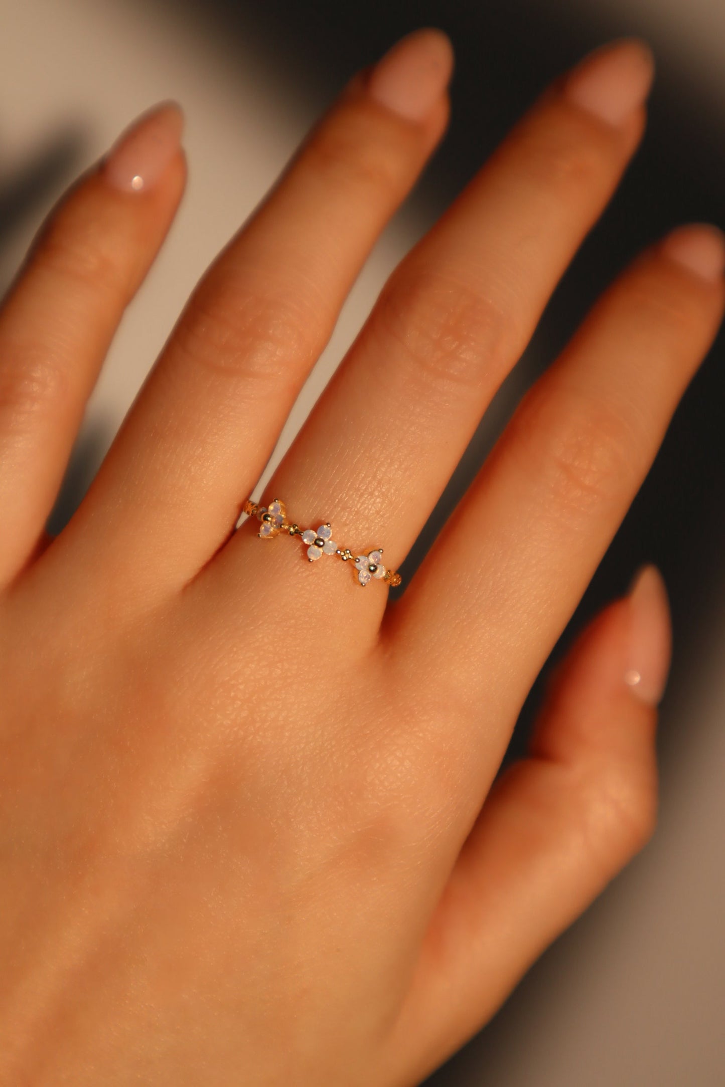 18K Gold Vermeil 3 in 1 Lucky Leaf Ring