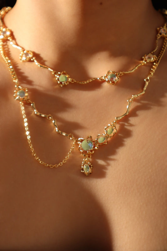Opal Necklace Duo Bundle