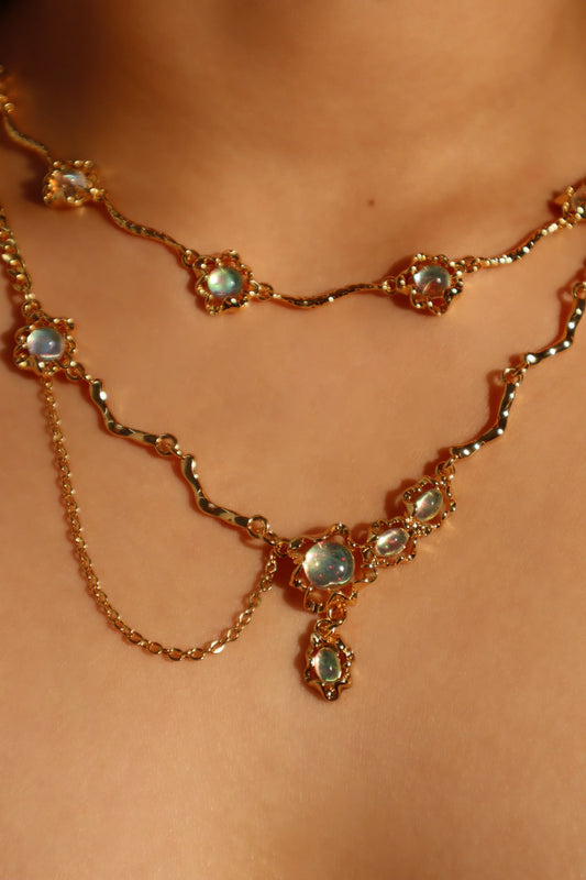 Opal Necklace Duo Bundle