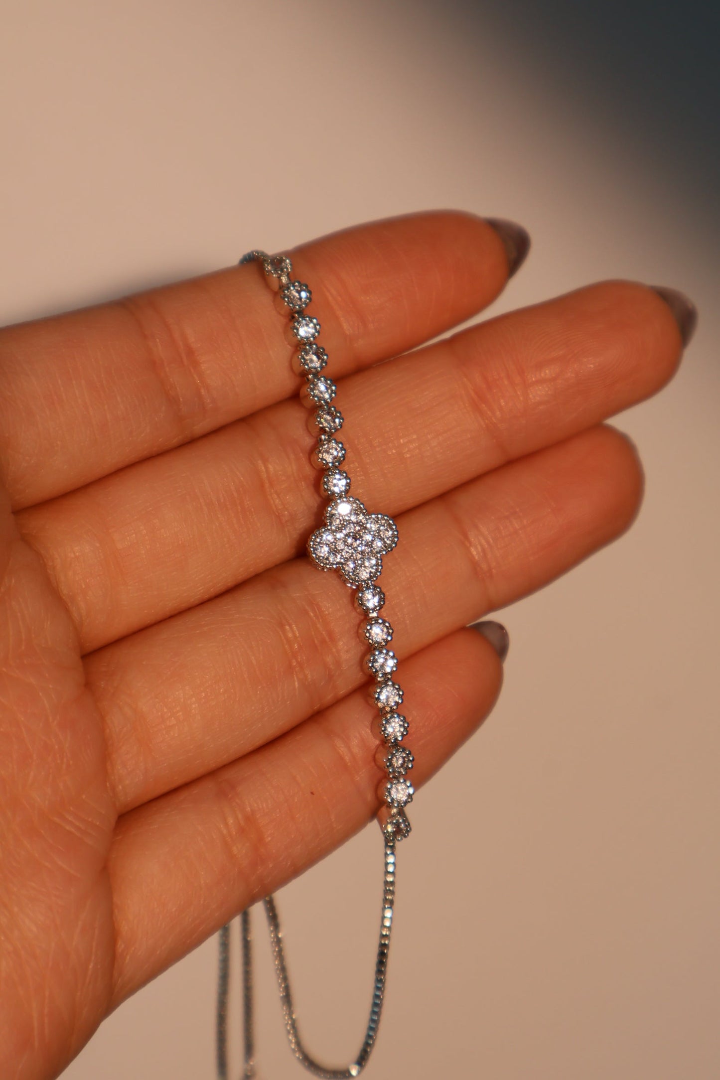Diamond Lucky Leaf Bracelet