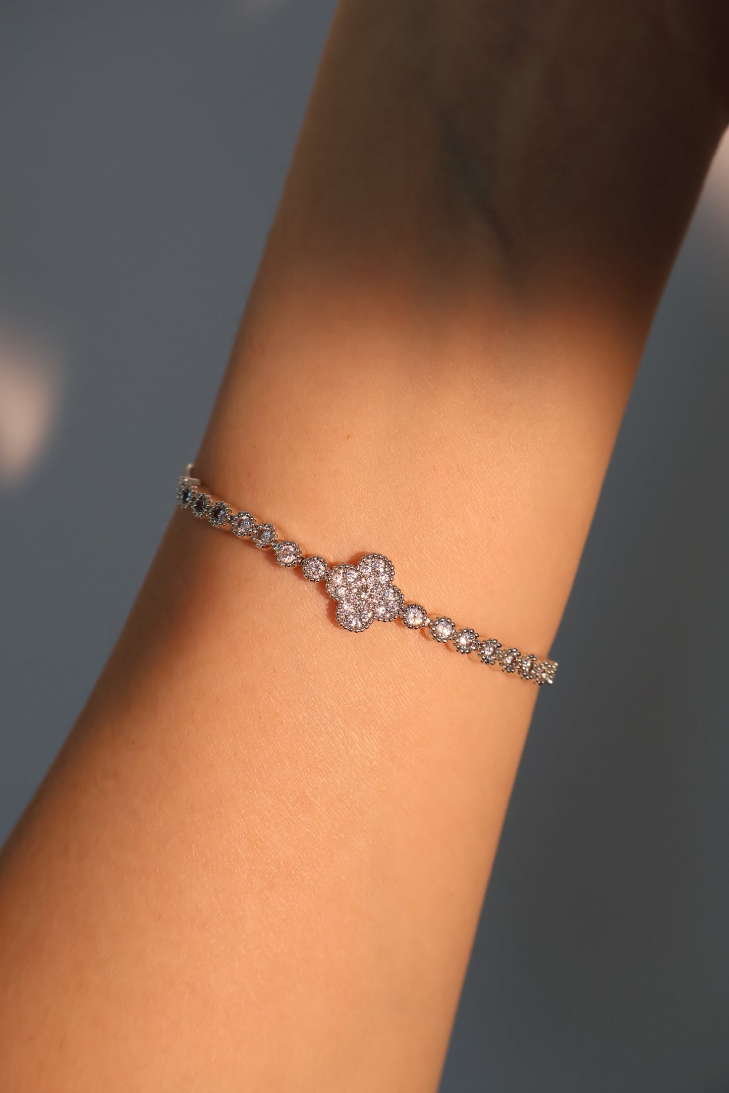 Diamond Lucky Leaf Bracelet