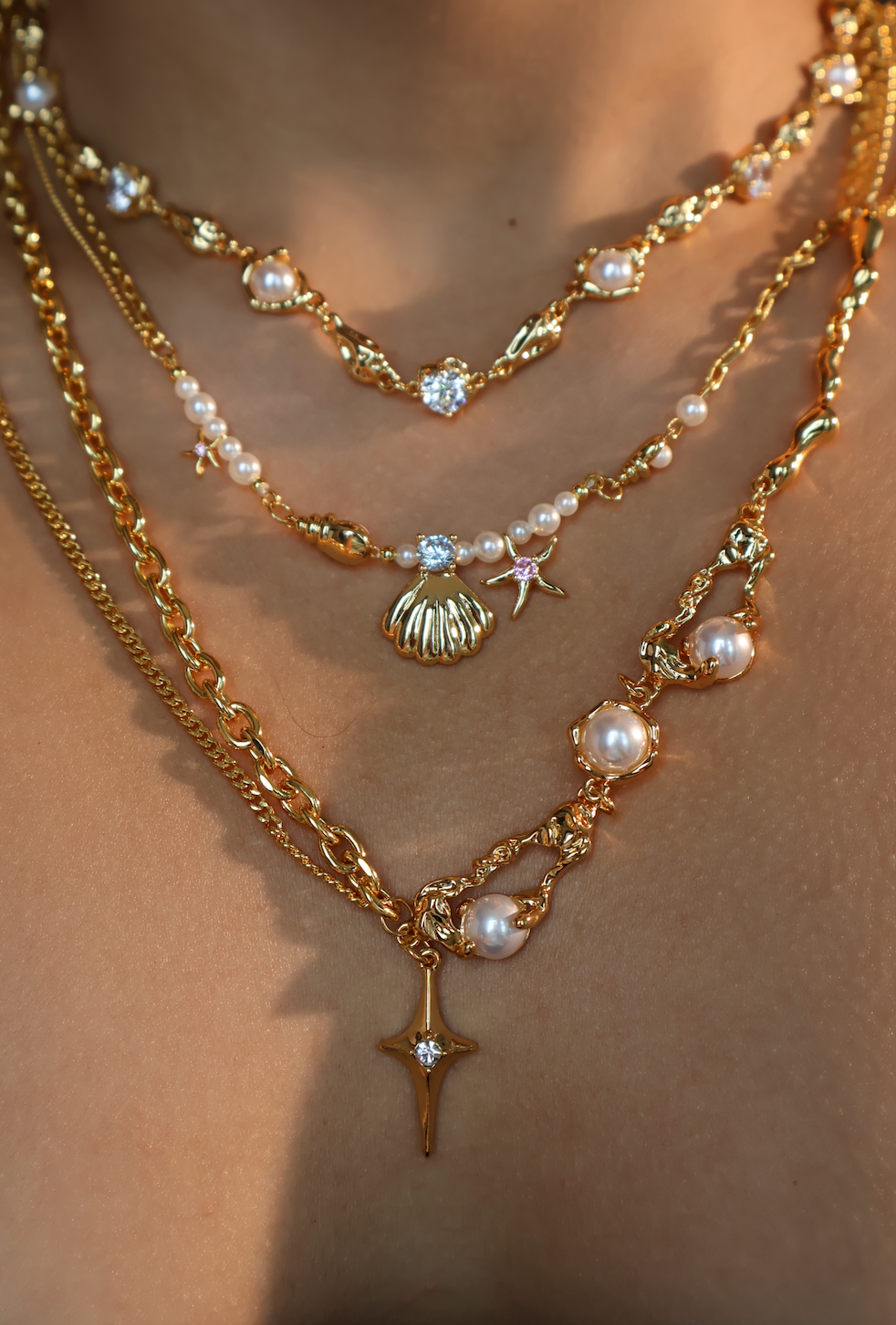 Sea Shell Necklace Bundle