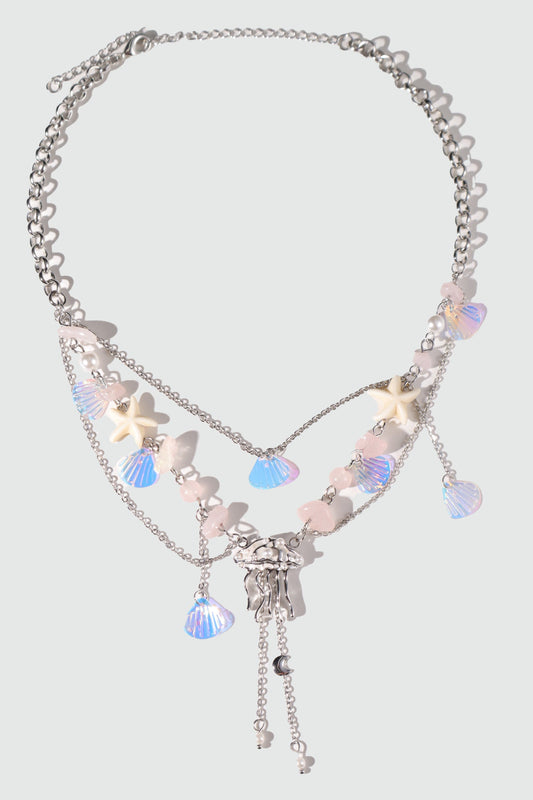 Color Jellyfish Necklace