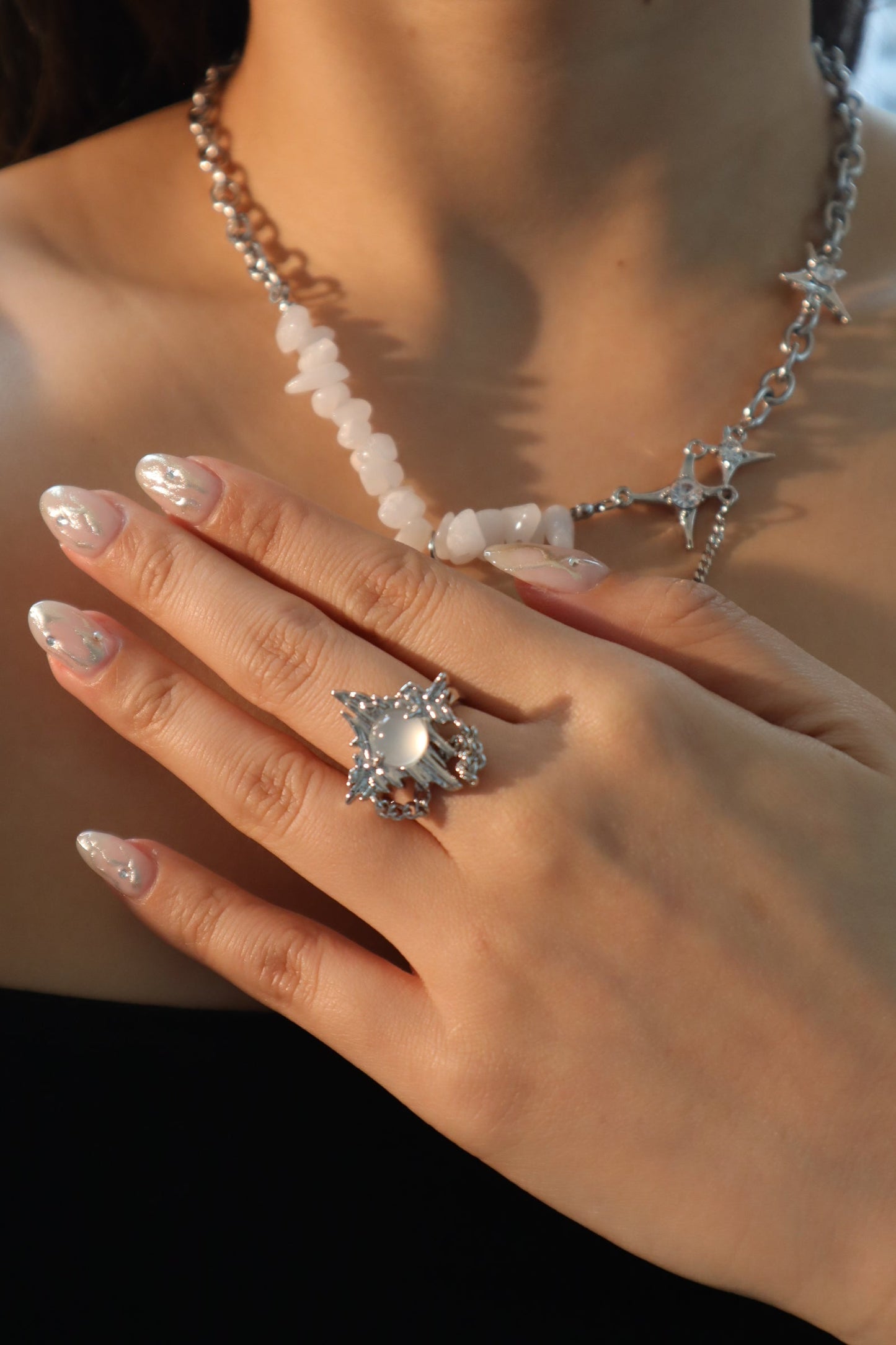 Moonlight Pole Star Ring