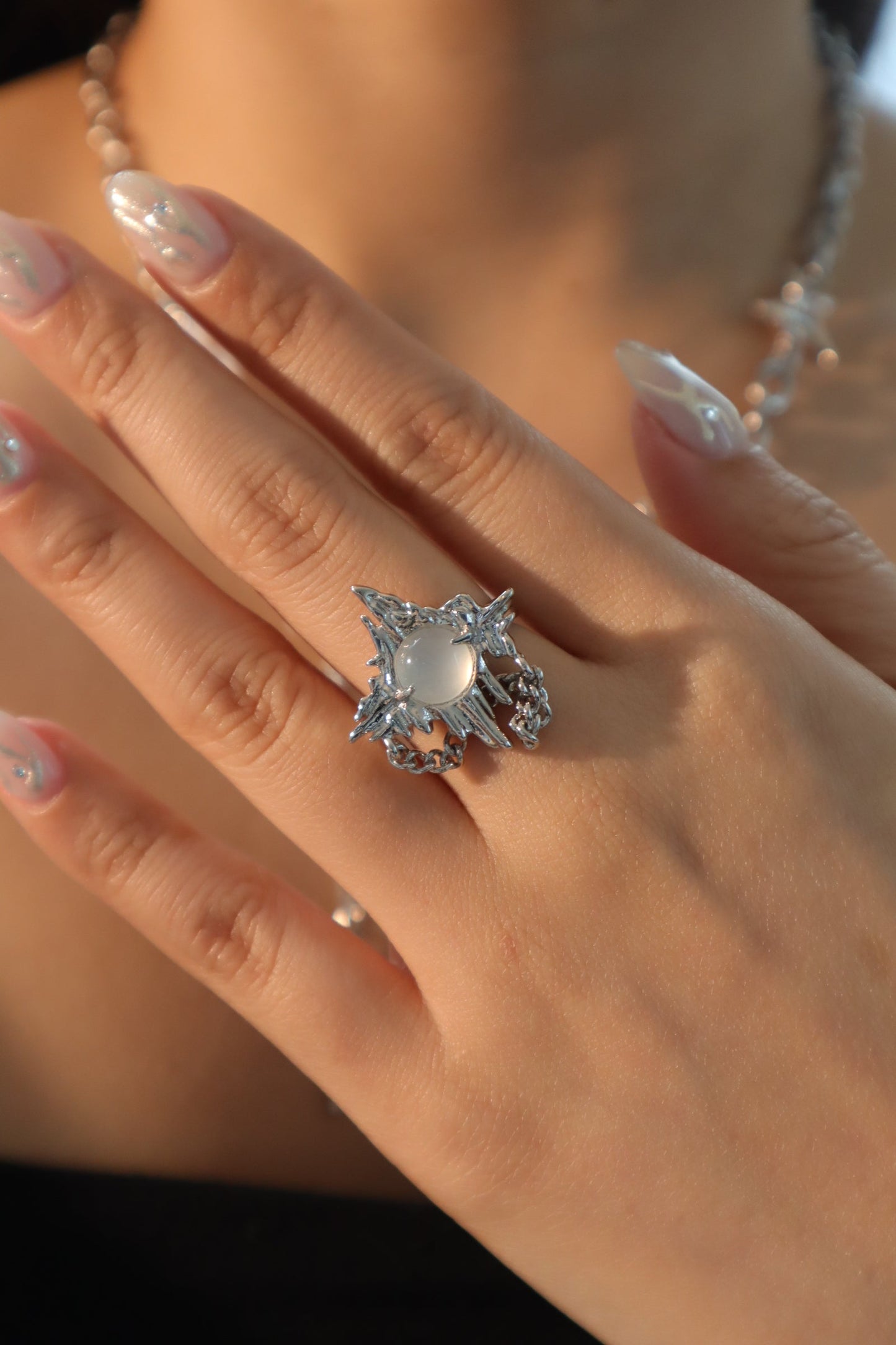 Moonlight Pole Star Ring