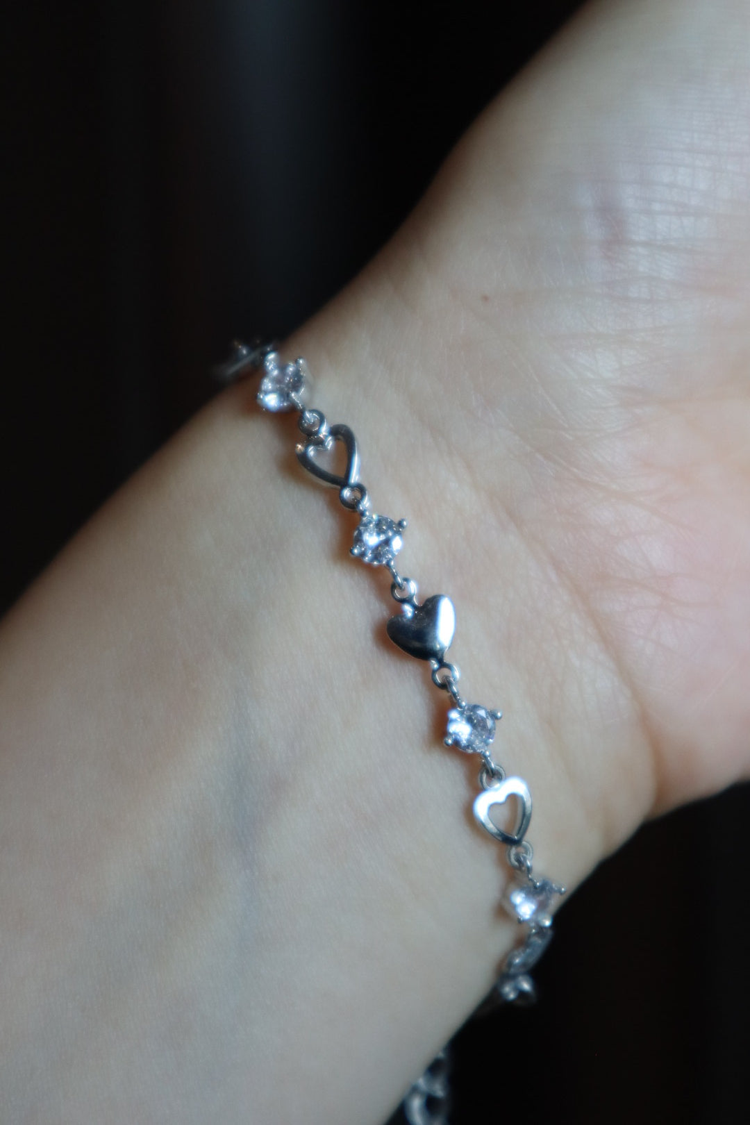 Diamond Heart Bracelet