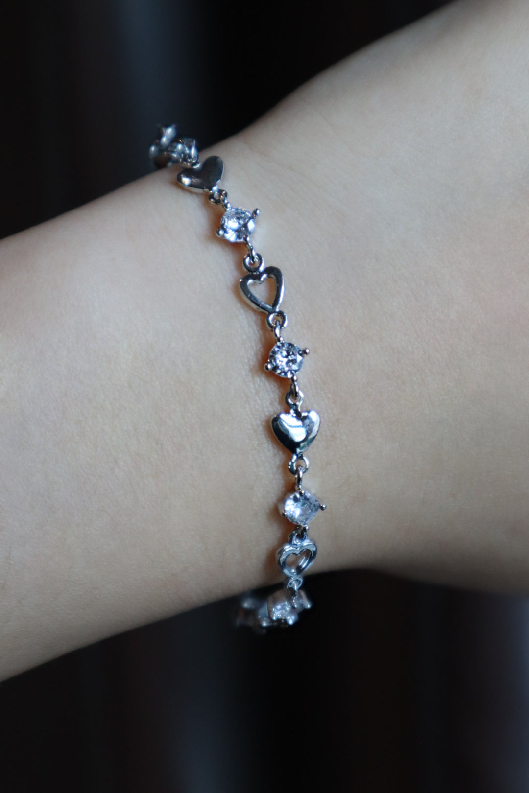 Diamond Heart Bracelet