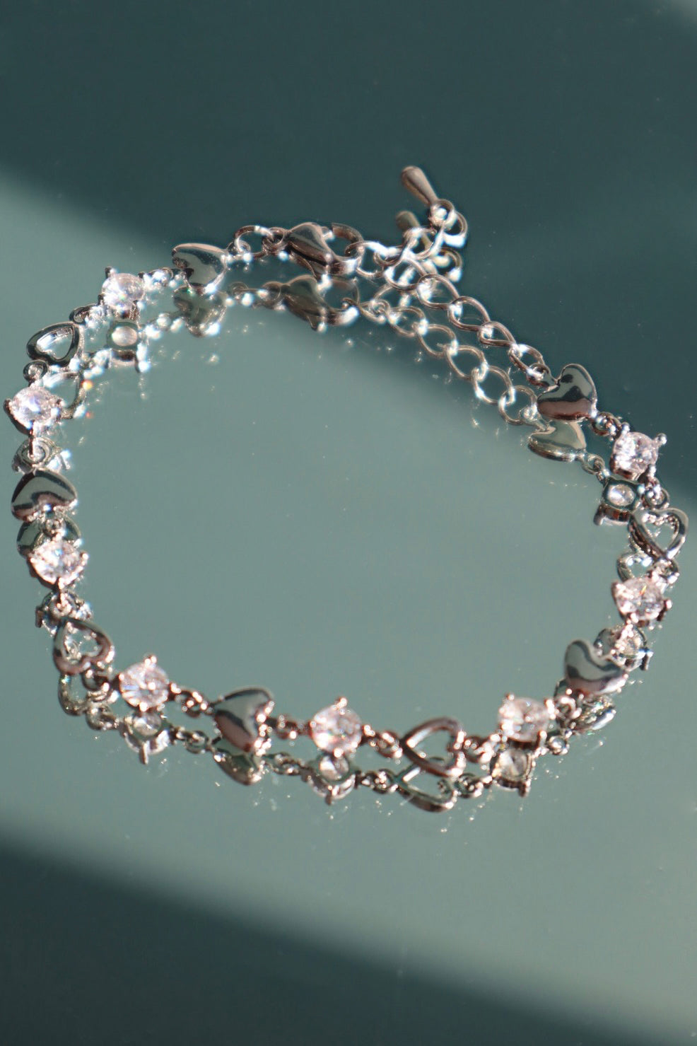 Diamond Heart Bracelet