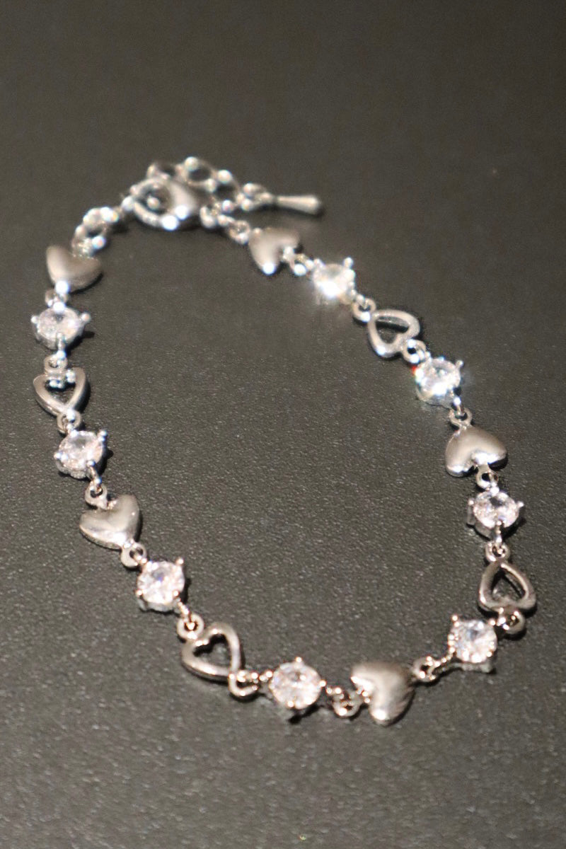Diamond Heart Bracelet