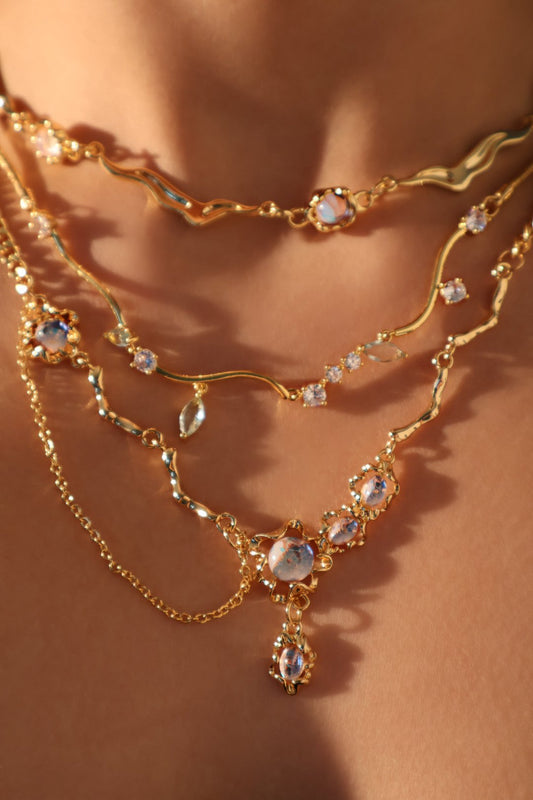 Moonstone Necklace Bundle