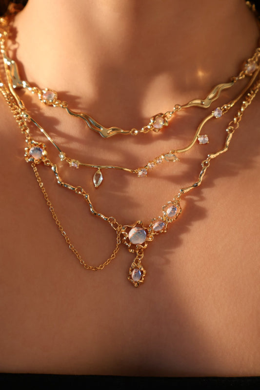Moonstone Necklace Bundle
