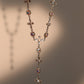 Dichroic Glass Chain Necklace