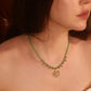 14K Real Gold Plated Sun Garden Necklace