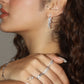 Diamond Leaf Earrings