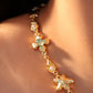 18K Real Gold Plated Mermaid Sea Shell Necklace