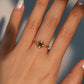 24K Gold Vermeil Emerald Blossom Ring