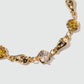 18K Real Gold Plated Citrine Diamond Bracelet