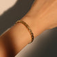 18K Gold Stainless Steel Double Braid Bracelet