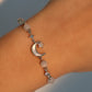 Moonlight Moon Star Bracelet