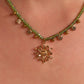 14K Real Gold Plated Sun Garden Necklace