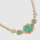 14K Real Gold Plated Lake Blue Butterfly Bracelet