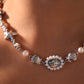 Platinum Plated Mermaid Sea Shell Necklace