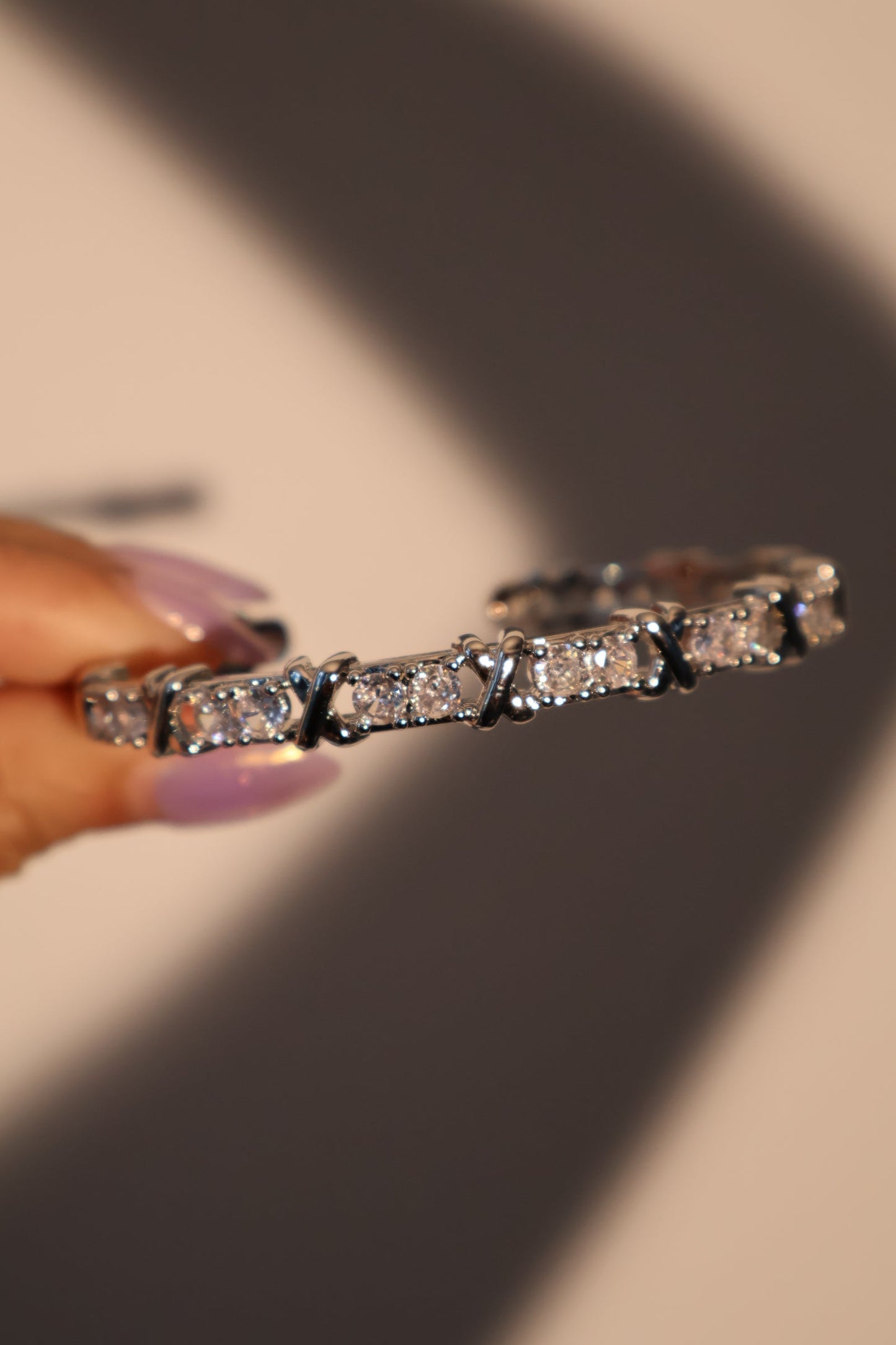 Diamond Cross Bracelet