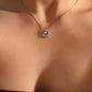 925 Sterling Silver Moonstone Moon Necklace