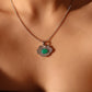 Diamond Cloud Jade Necklace