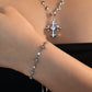 Multi Diamond Cross Bracelet