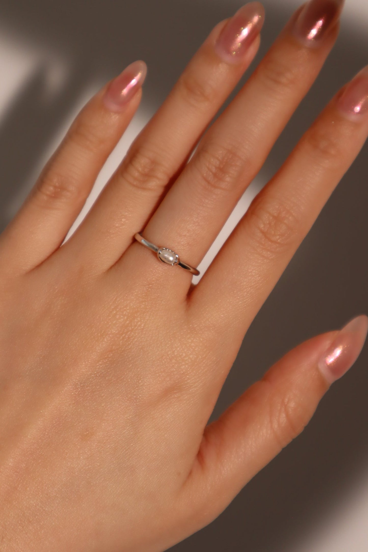 925 Sterling Silver Natural Pearl Ring