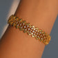 24K Real Gold Plated Diamonds Gypsophila Bracelet