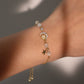 14K Real Gold Plated Moonlight Moon Bracelet