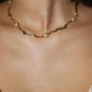 18K Real Gold Plated Multi Pearls Wave Necklace