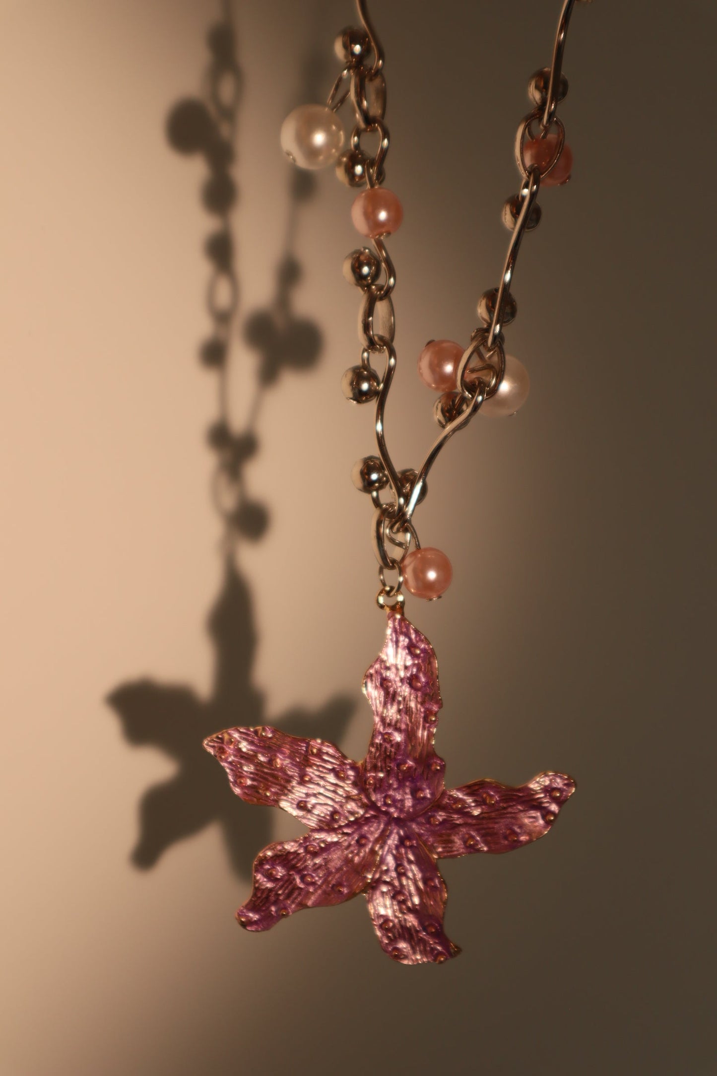 Starfish Pearl Necklace