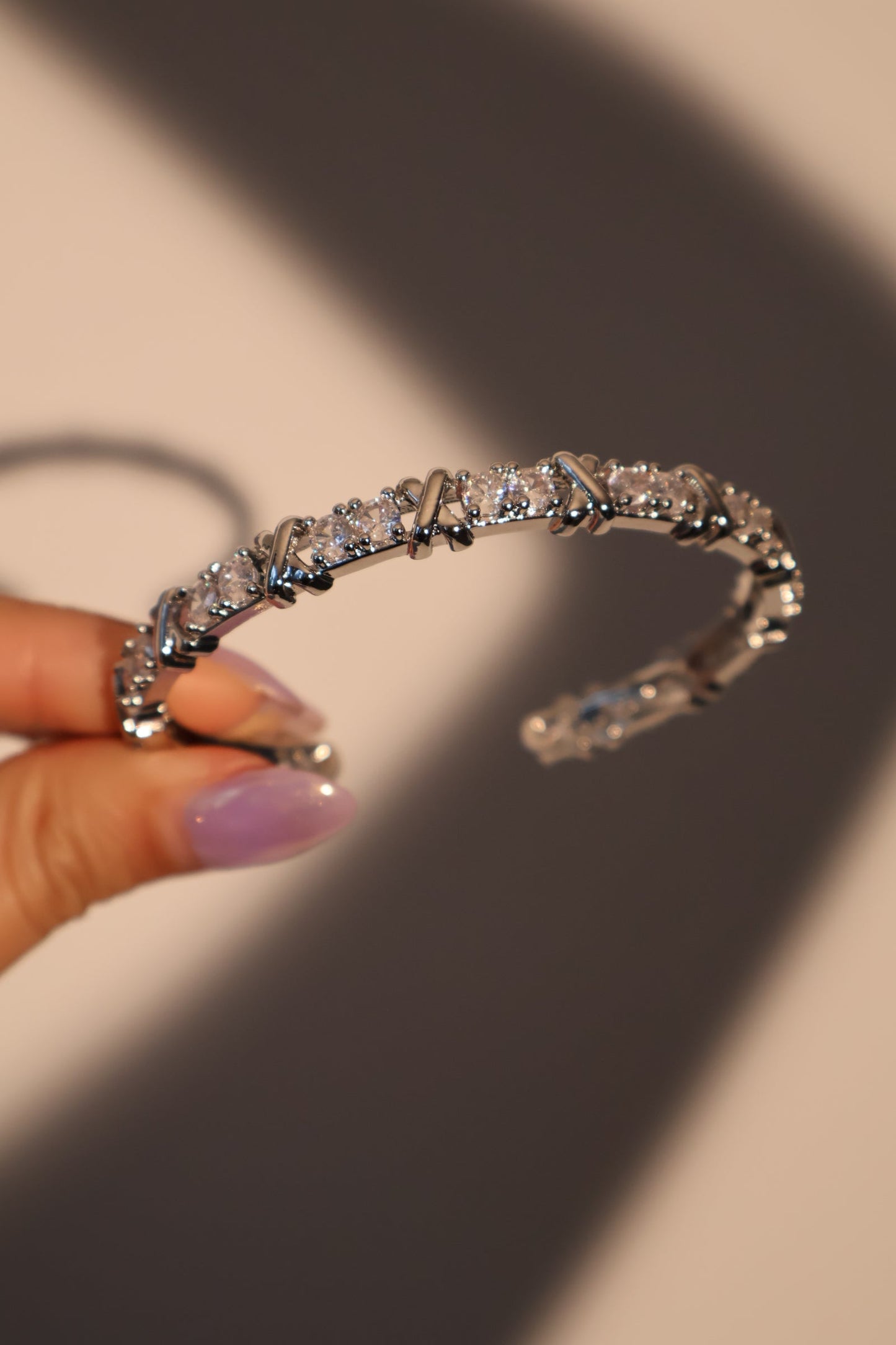 Diamond Cross Bracelet
