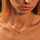 18K Real Gold Plated Rose Garden Necklace