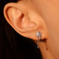 Diamond Pole Star Earrings