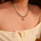 14K Real Gold Plated Sun Garden Necklace