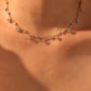 14K Real Gold Plated Multi Diamond Necklace