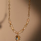 14K Real Gold Plated Freshwater Pearl Magic Mirror Necklace