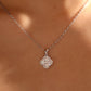 Lucky Leaf Shell Pearls Necklace